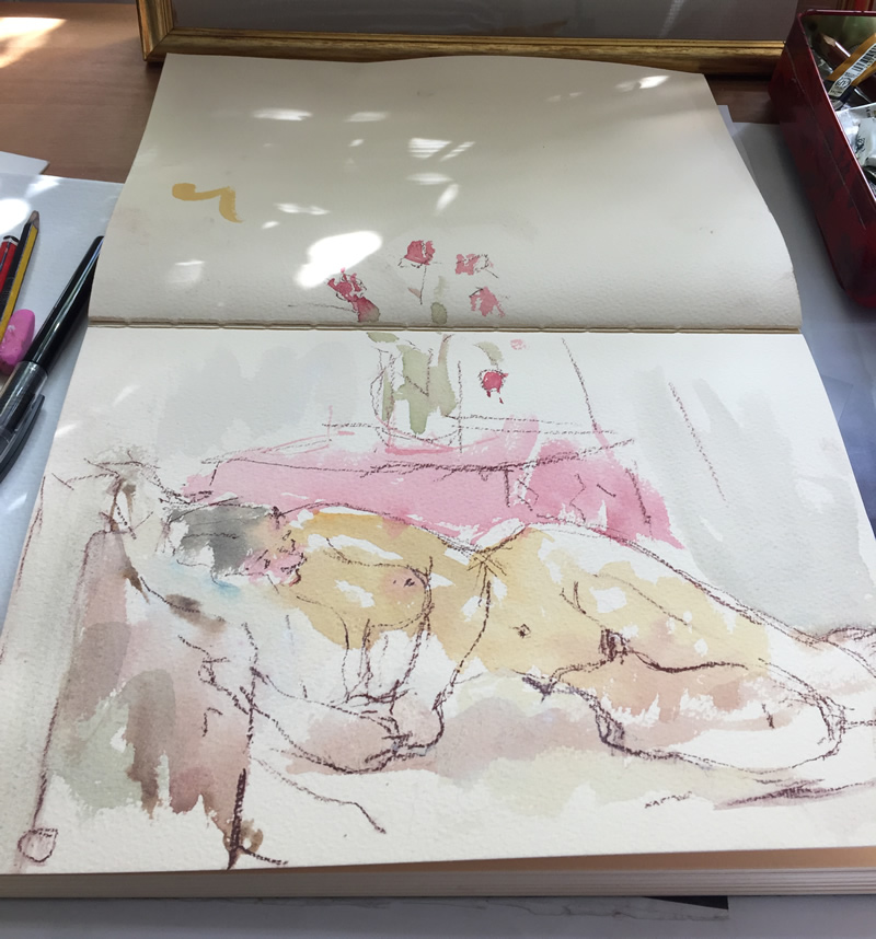 Anna Lovely Sketch Book Life Class