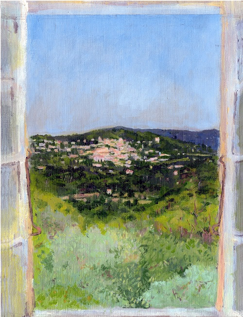 Anna Lovely: View towards Seillans